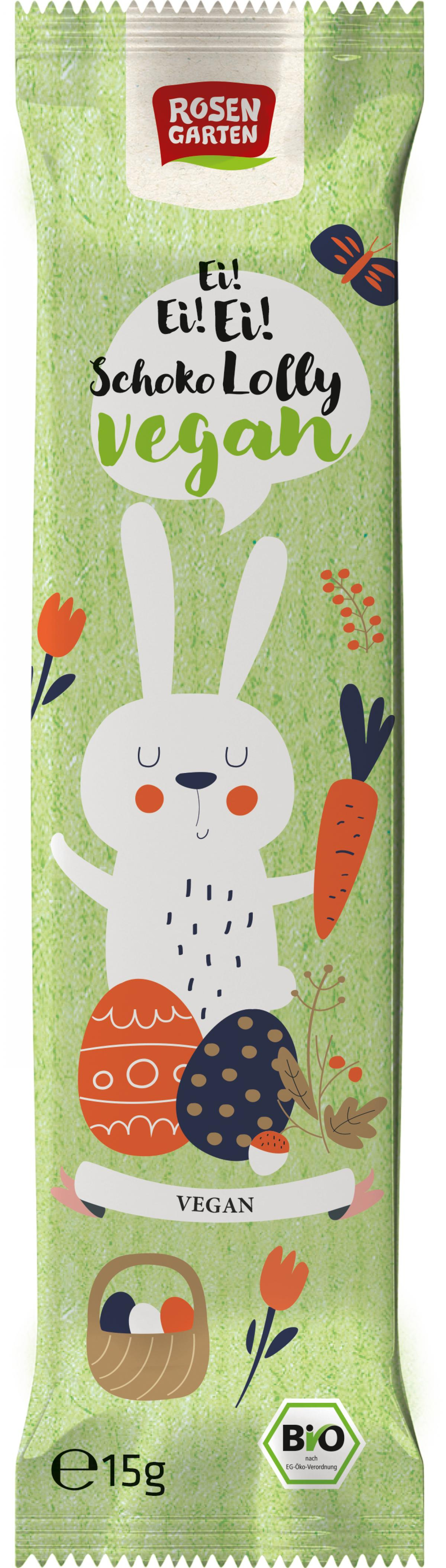 Schoko-Lolly Osterhase vegan