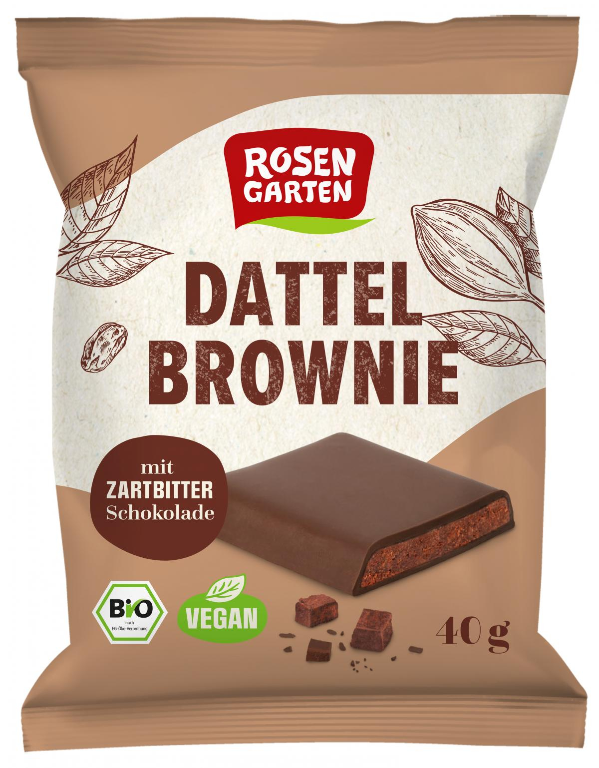 Dattel Brownie Zartbitter