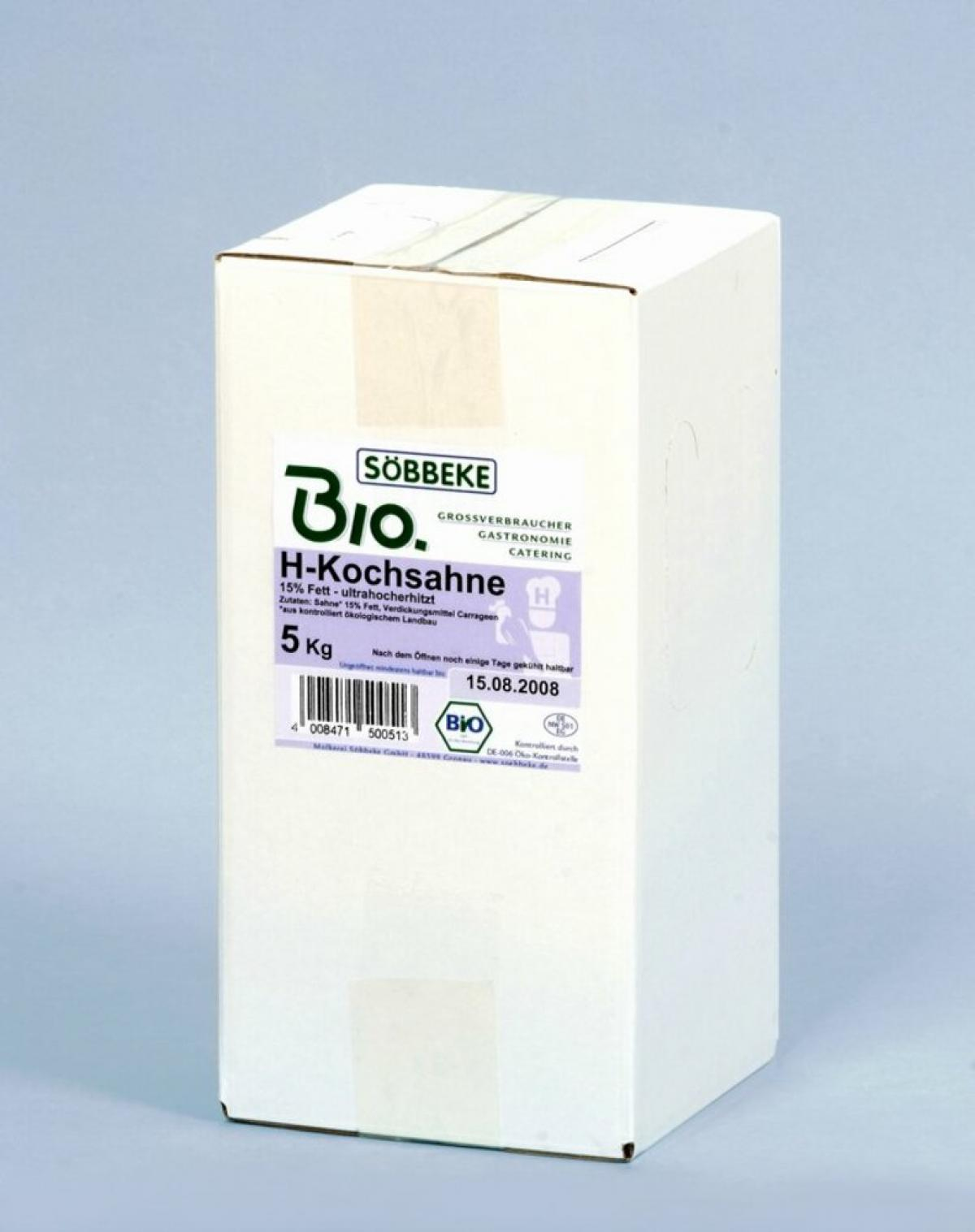 GV H-Kochsahne, 15% (Bag in Box)