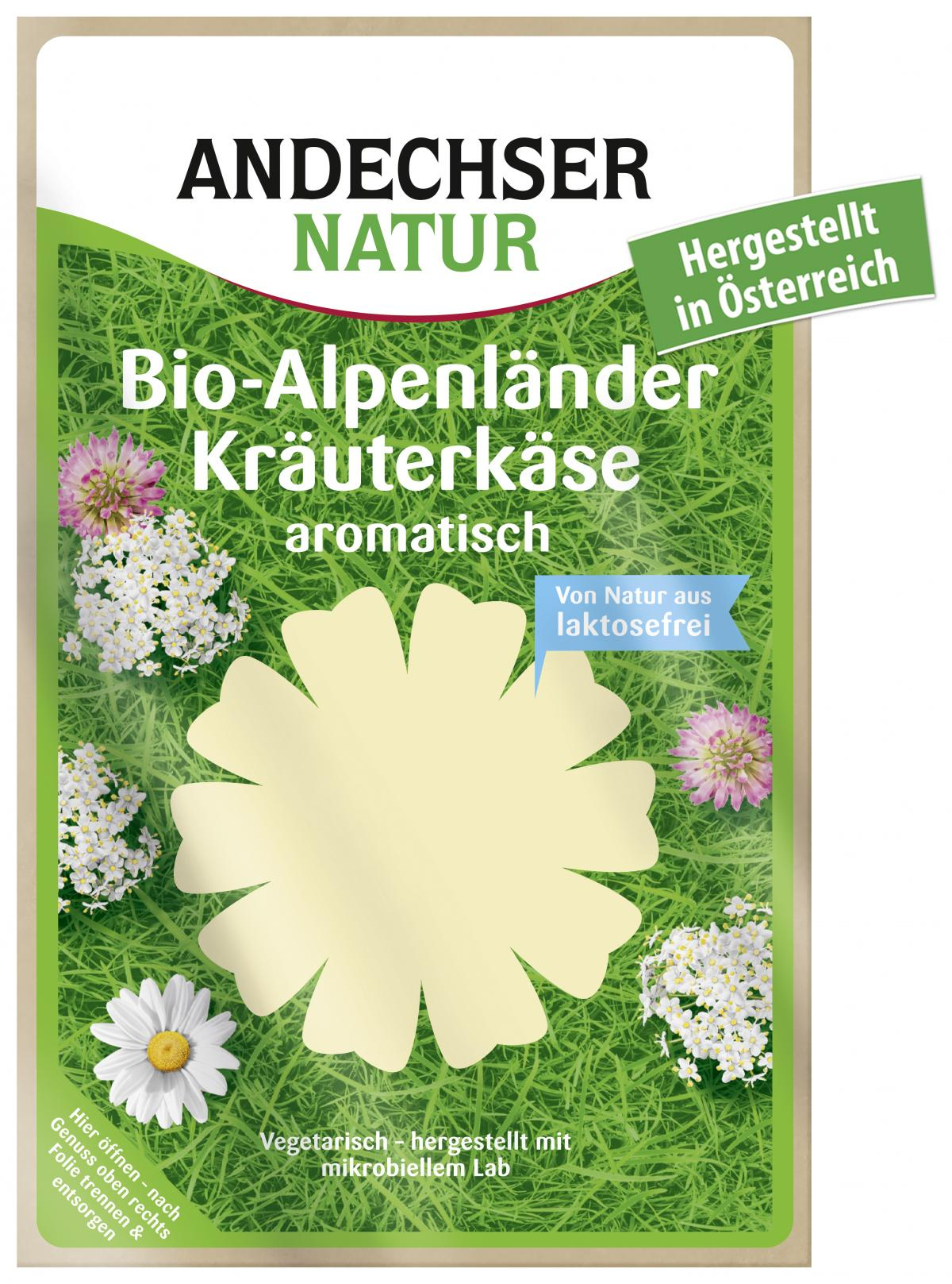 Alpenländer Kräuterkäse, 50% (Scheiben)