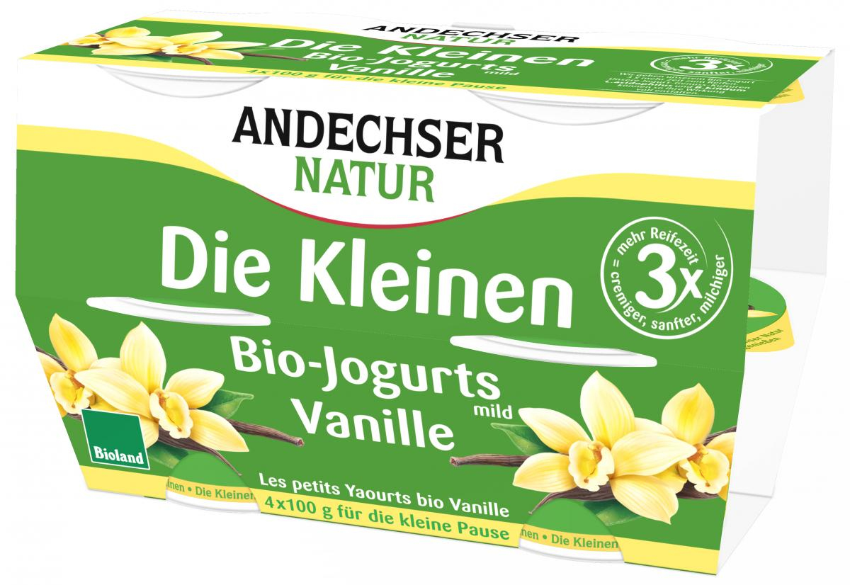 Die Kleinen Joghurts mild Vanille, 3,7% (4 Becher)