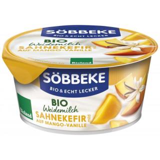 Weidemilch Sahnekefir mild auf Mango-Vanille, 10%