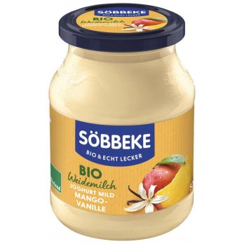 Pur Joghurt Mango-Vanille, mild, 3,8% (Pfandglas)