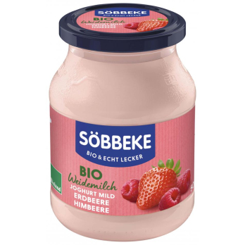 Pur Joghurt Erdbeere-Himbeere, 3,8% (Pfandglas)