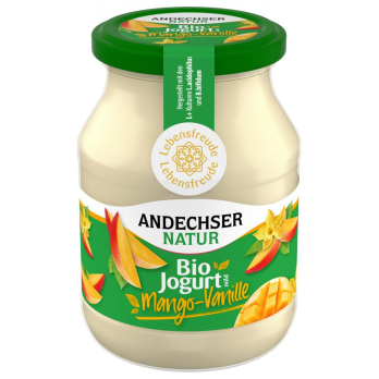 Joghurt mild Mango-Vanille, 3,8% (Pfandglas)