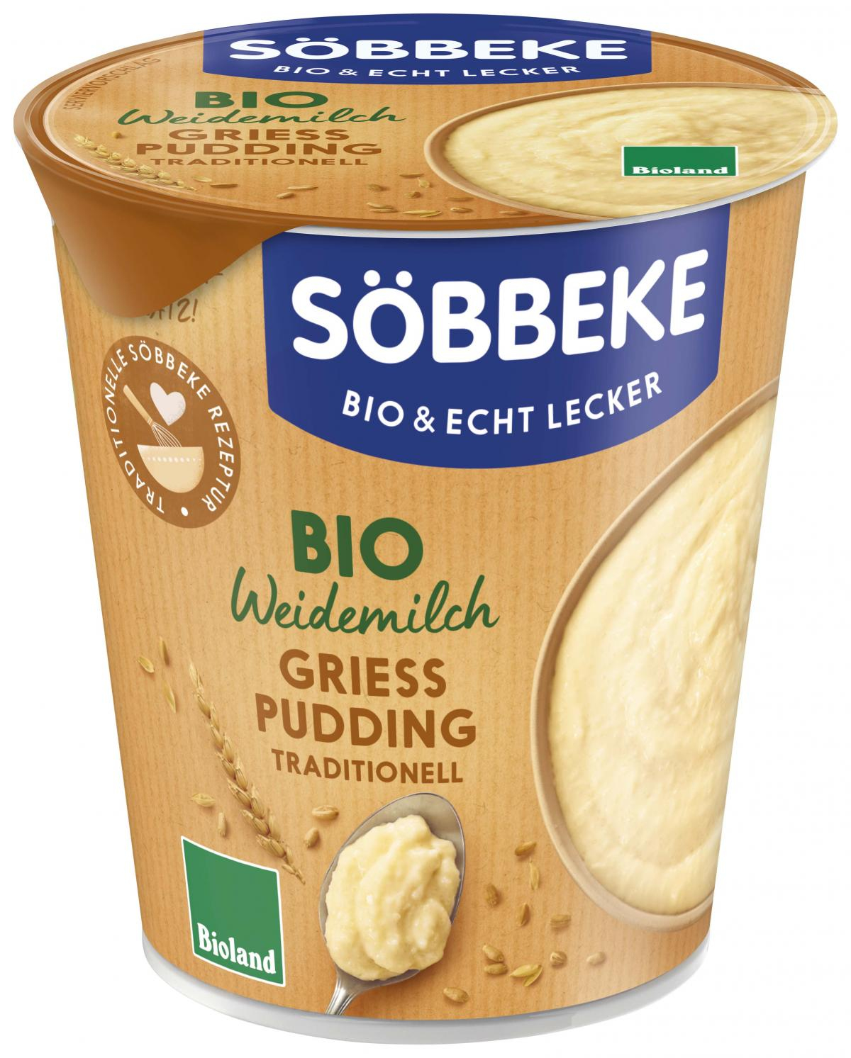Grießpudding Traditionell, 3,8% (gr. Becher)
